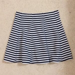 striped skirt